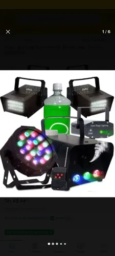 Kit iluminação 6 em 1 para sua festa para você DJ