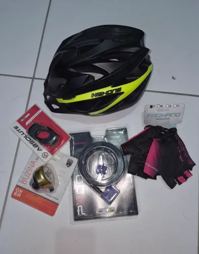 Conjunto de acessórios para bicicleta