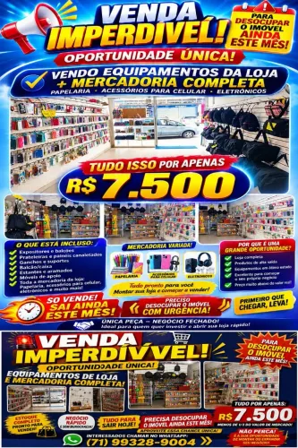 Tudo para montar sua loja