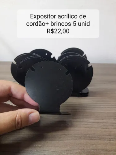 Expositores de Acrílico para Bijuterias (Brincos e Cordões) - Usados