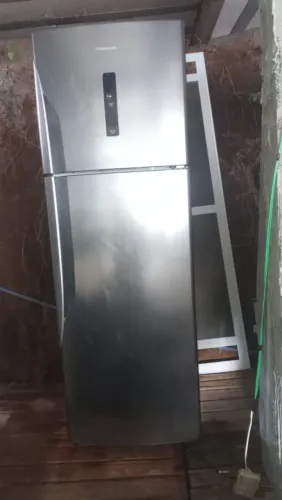 Geladeira inox 