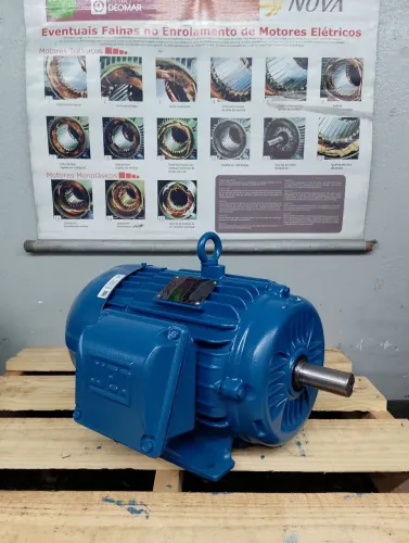Motor trifásico 7.5 cv 4 polos modelo 112