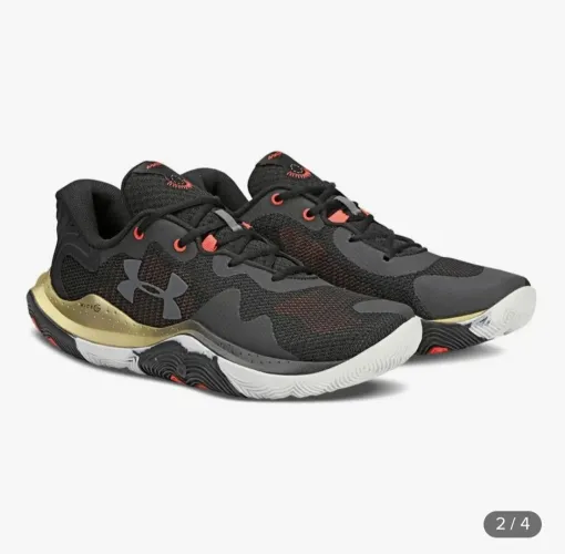 Tênis de Basquete Masculino Under Armour Buzzer 42 Preto<br>1 Un.