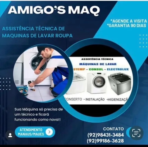 Técnico em máquinas de lavar roupa