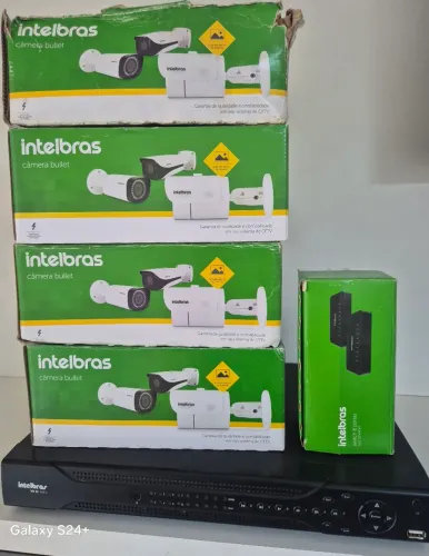 Vendo sistema de segurança cftv intelbras completo