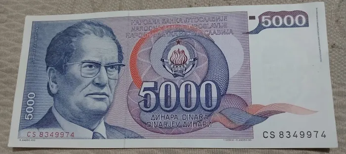 Dinheiro antigo da Iuguslávia