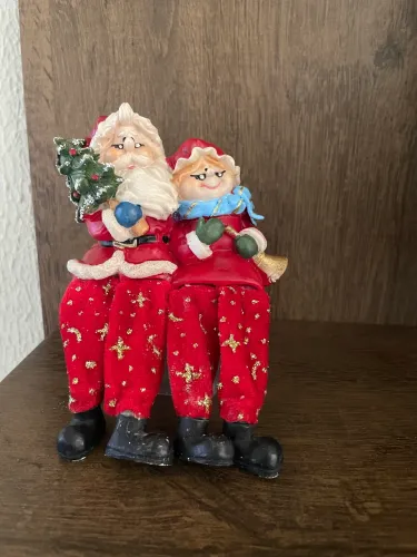 Casal de Papai e Mamãe Noel