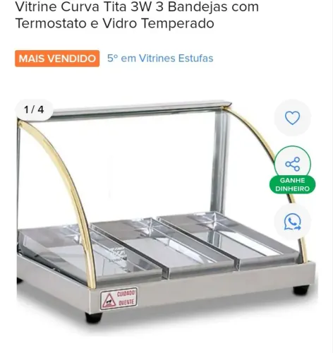 Expositor de salgados