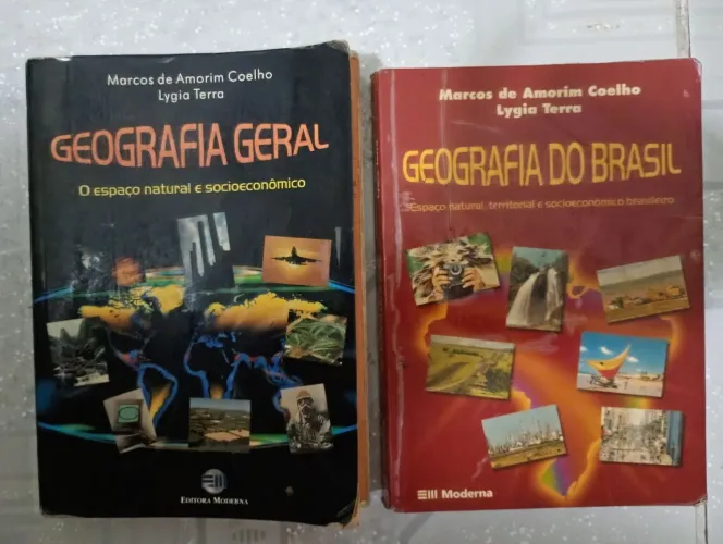 Livros geografia Lygia terra