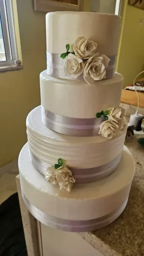 Bolo fake casamento
