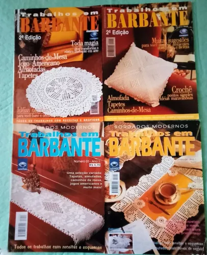 Kit revista "Trabalhos em barbante"