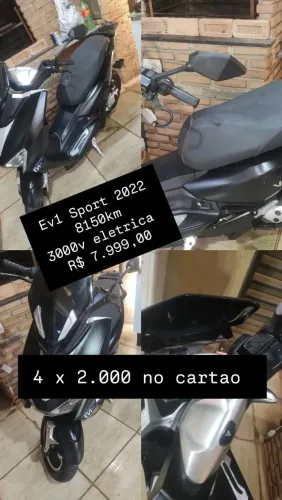 Moto eletrica equiparada Biz