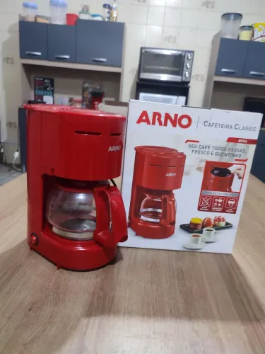 Cafeteira elétrica Arno vermelha classic