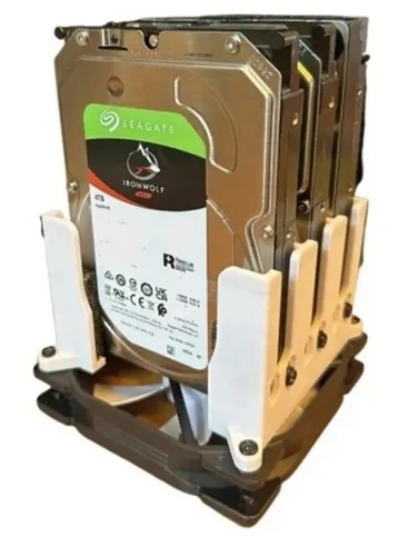 Suporte Adaptador Para 3 HDs de 3.5 e Cooler 120mm