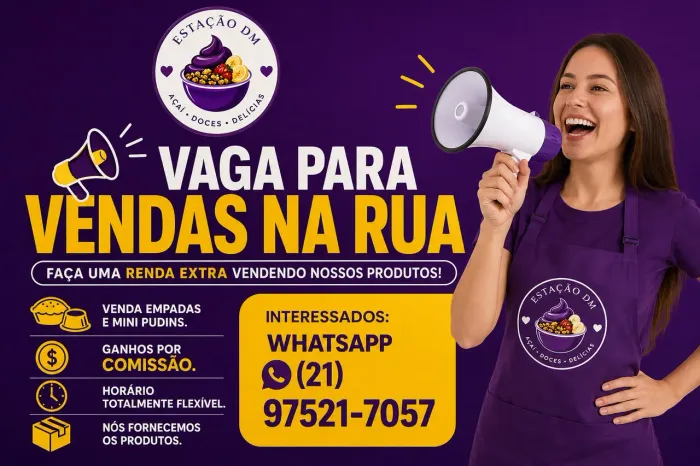 VAGA PARA VENDEDOR
