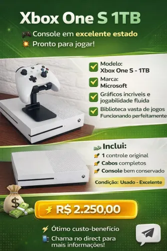 X Box One S - 1 TB