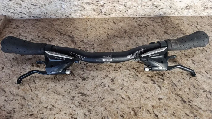 Guidão+passador shimano st-ef65