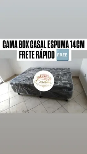 Cama box Espuma 14cm celada