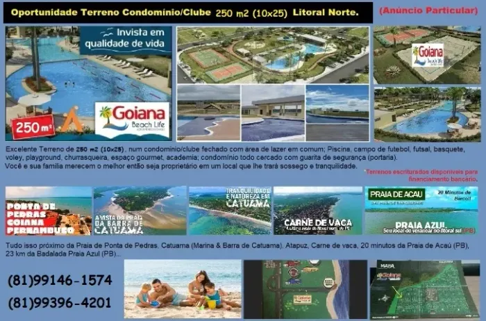 Goiana Beach Life & Paudalho Eco Life 250 m²