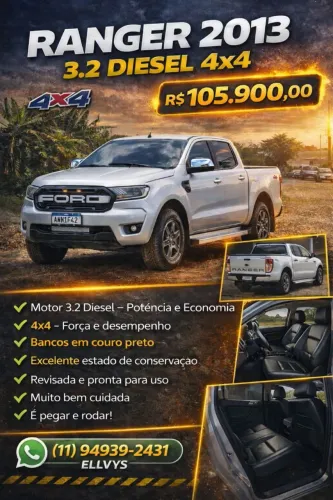 Ford Ranger XLT 3.2 20V 4X4 CD Diesel Aut. 2013