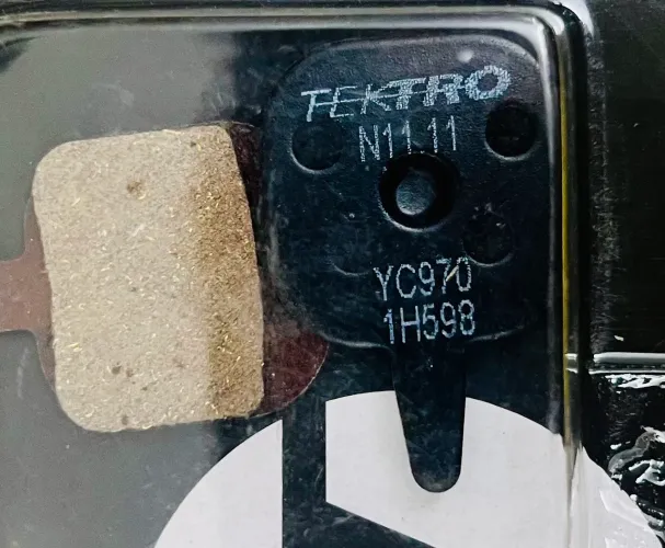 PASTILHA FREIO DISCO TEKTRO N11.11 para IO ou NOVELA