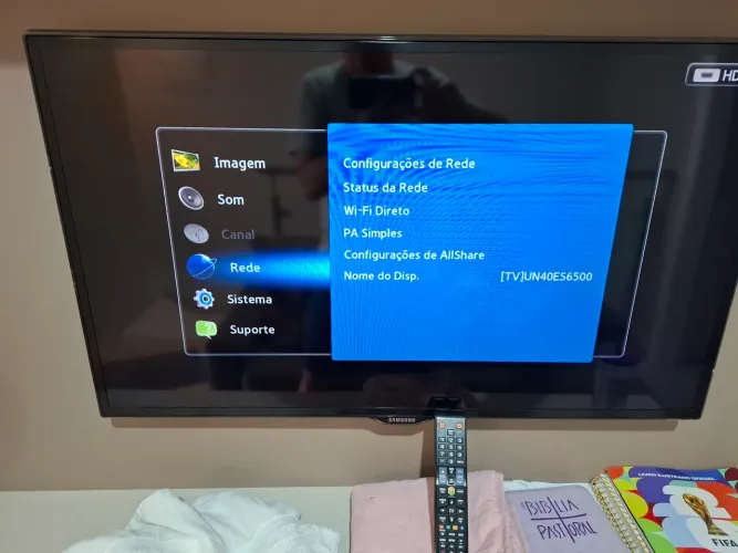 TV Samsung 40 polegadas modelo UN40ES6500