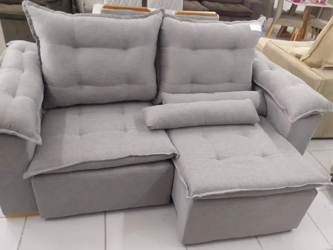 Sofá moderno mega confortável direto da fábrica com pillow top