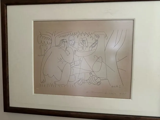 Litografia Original Pablo Picasso - Les Déjeuners sur l'herbe (91/125)
