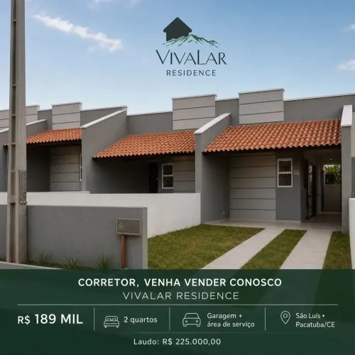 Casas planas lindas em pacatuba