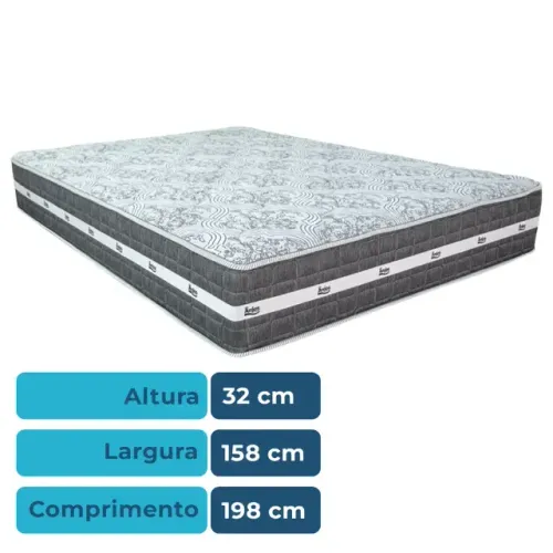 Colchão no Queen Size Black Graphite