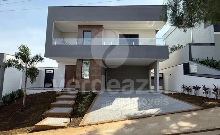 Casa de condominio com 3 suítes e escritorio com piscina no Helvétia Park, Indaiatuba.
