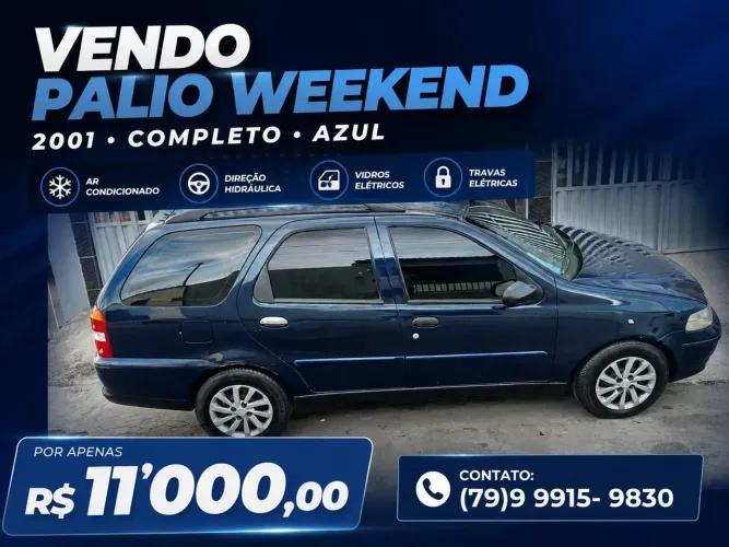 Fiat Palio Weekend ELX 1.0 MPI Fire 16V 2001