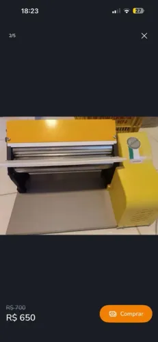 Cilindro elétrico para massas