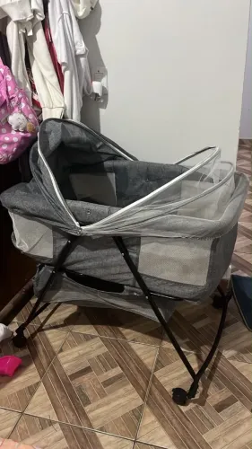 Berço moises portátil com mosqueteiro