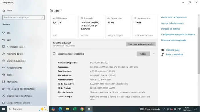 Computador completo + impressora