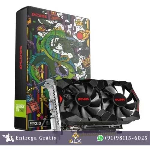 Placa de Vídeo Gtx 750 Ti Gddr5 4gb 128bits Full Size Dual Fan *ENTREGA GRÁTIS*