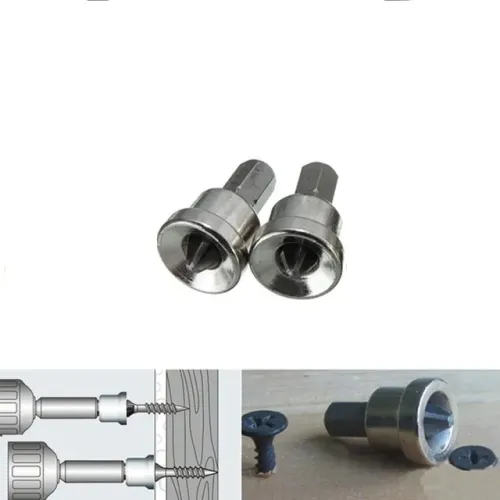 Bit Limitador de Profundidade para Parafusadeira Drywal e Madeira - Kit com 2 Unidades