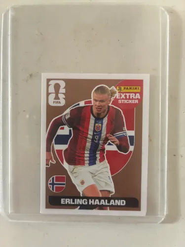 Figurinha Extra Erling Haaland Bronze Copa 2026 Panini