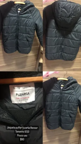 2 jaquetas e uma calça infantil 9/10