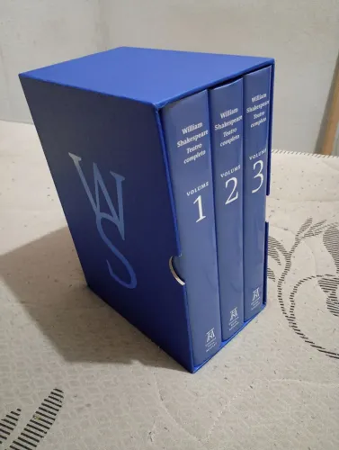 Box Teatro Completo William Shakespeare - 3 Vols - Nova Aguilar Tradução Bárbara Heliodora