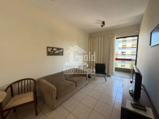 Apartamento com 1 quarto, 44 m² - venda ou aluguel - Centro - Ribeirão Preto/SP
