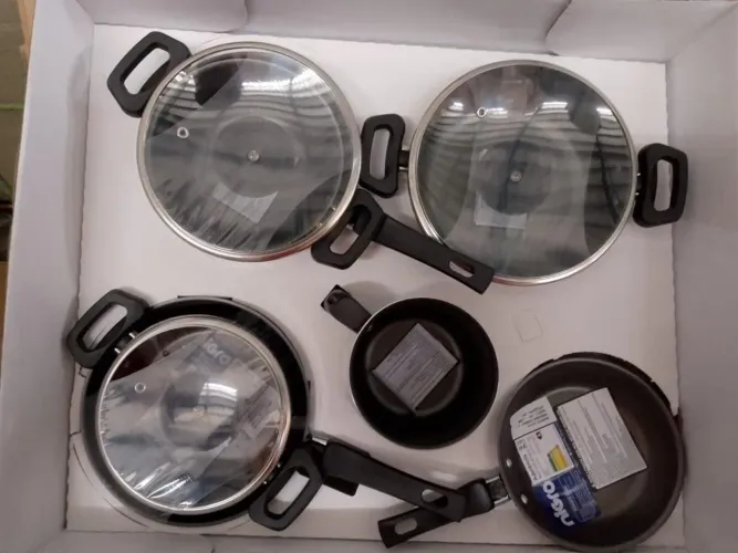 Jogo panelas marca Nigro muito bom esse material