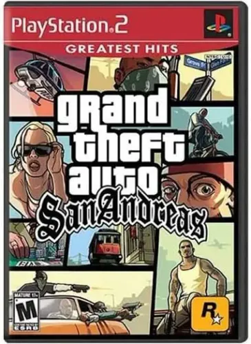 Jogo gta san Andreas em português ps2