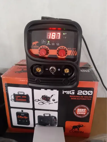 MÁQUINA DE SOLDA MIG/MMA BIVOLT 200AH
