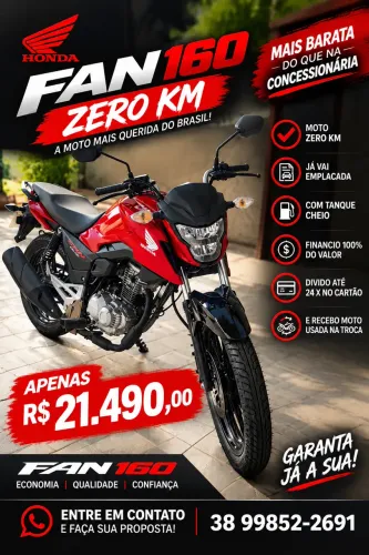 Fan 160 2026 zero km