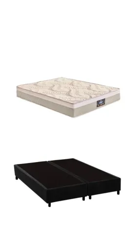 Conjunto box Queen 158x198 gazin molas novo 10x de 145,00 sem juros