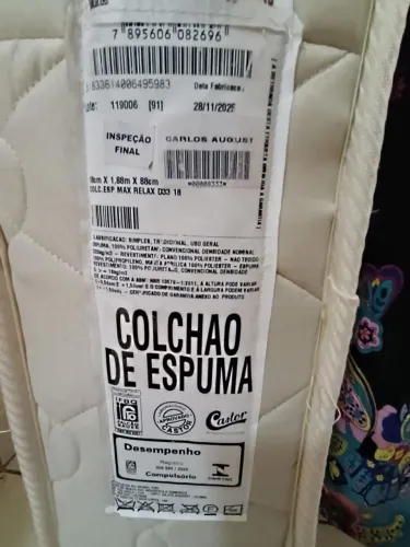 Colchão de espuma Castor