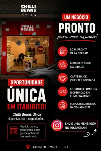 OPORTUNIDADE DE NEGÓCIO EM ITABIRITO/MG