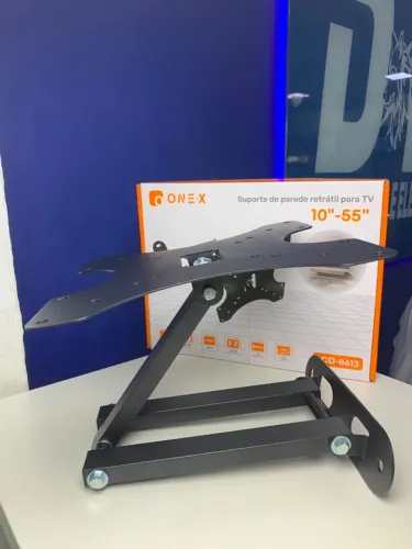 Suporte de Parede Retrátil para TV 10 a 55 Polegadas ONE-X CD-8613 - Aço, VESA, Inclinação