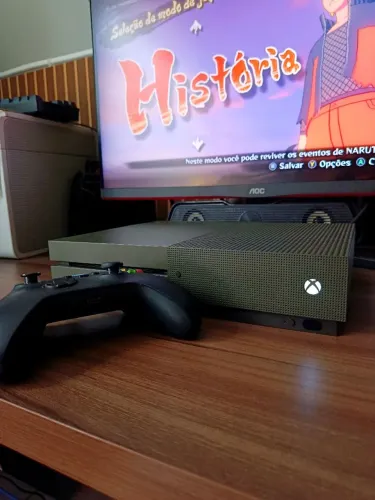 Xbox One S 1Tb (Edição especial Battlefield 1 / Verde Militar) Leia a descrição!!